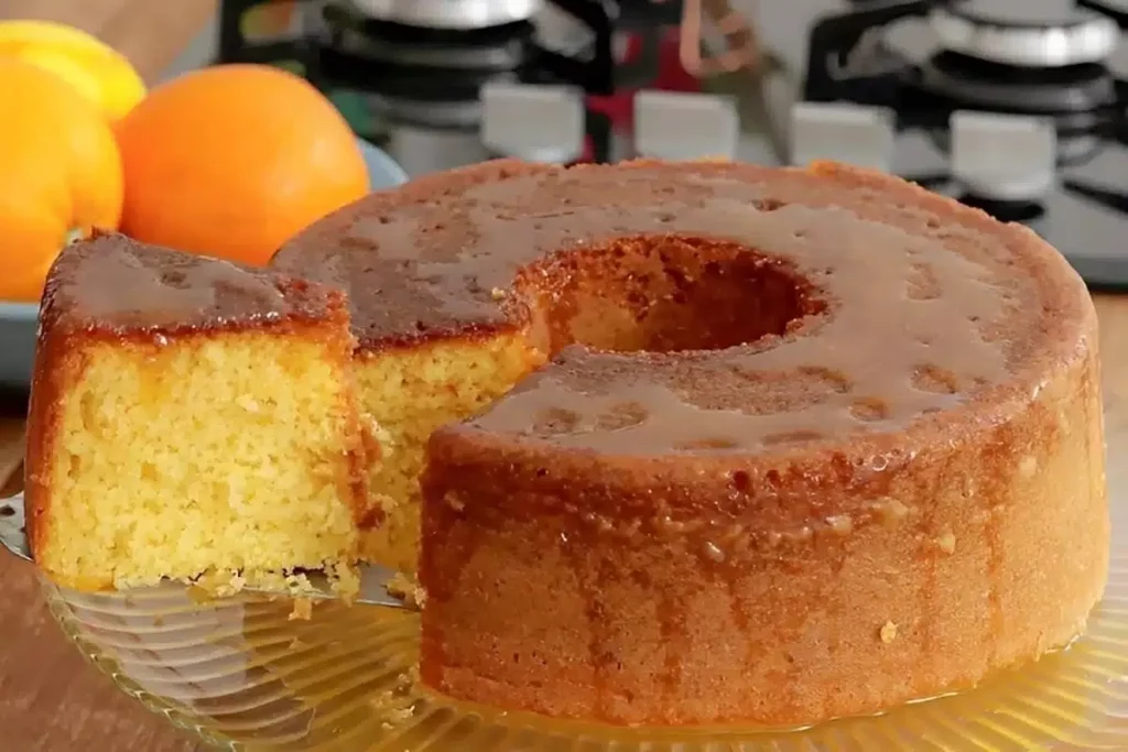 Bolo de Laranja de Liquidificador 