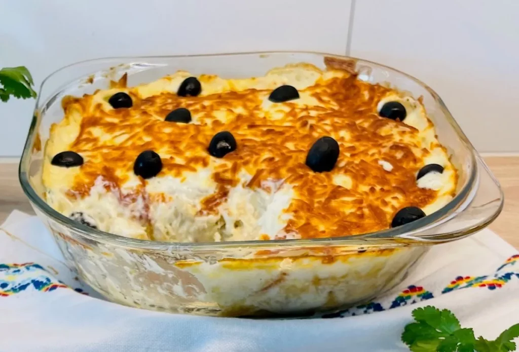 Bacalhau com natas simples