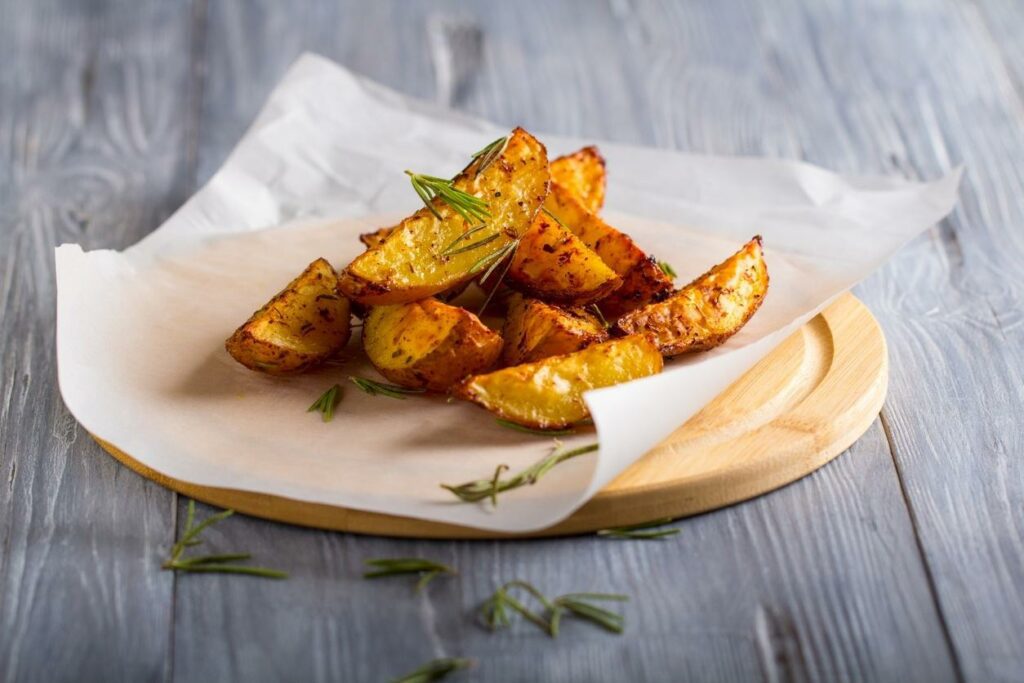 Batata rustica crocante na airfryer