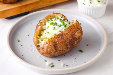 Batata rústica na airfryer com maionese