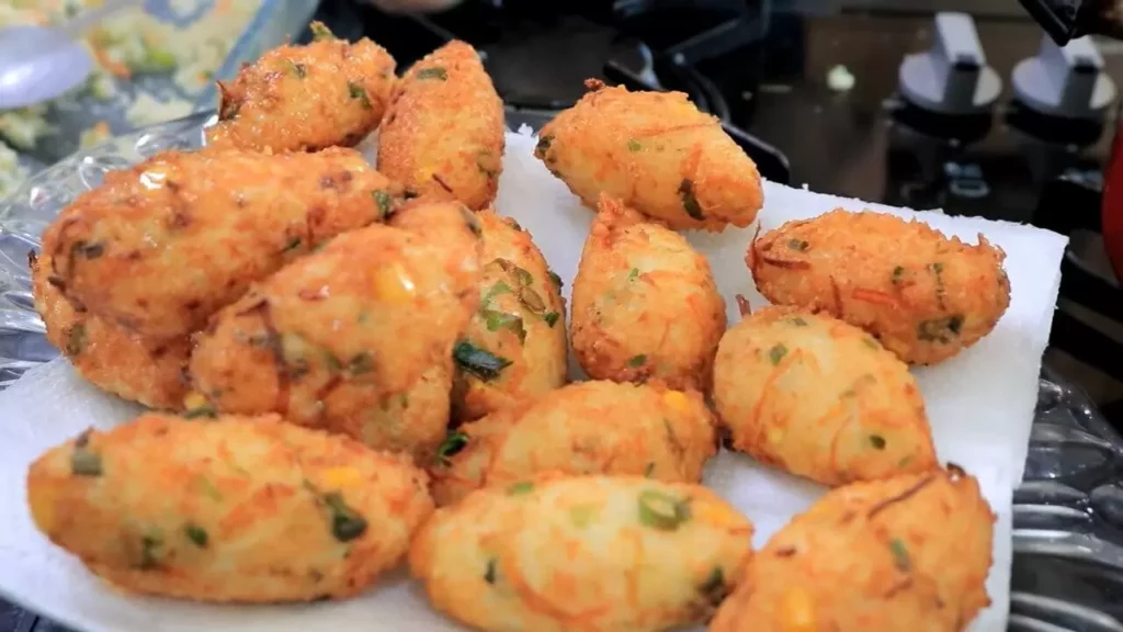 Bolinho de arroz com farinha de trigo