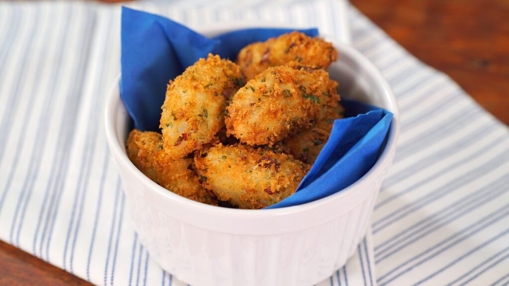 Bolinho de arroz na airfryer