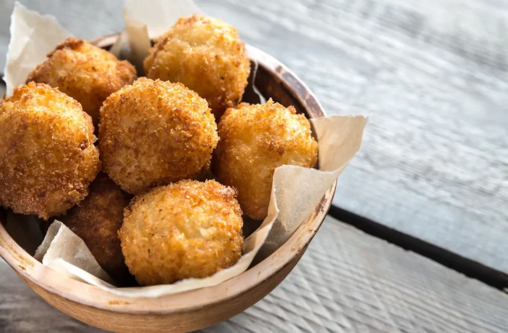 Bolinho de arroz simples com água