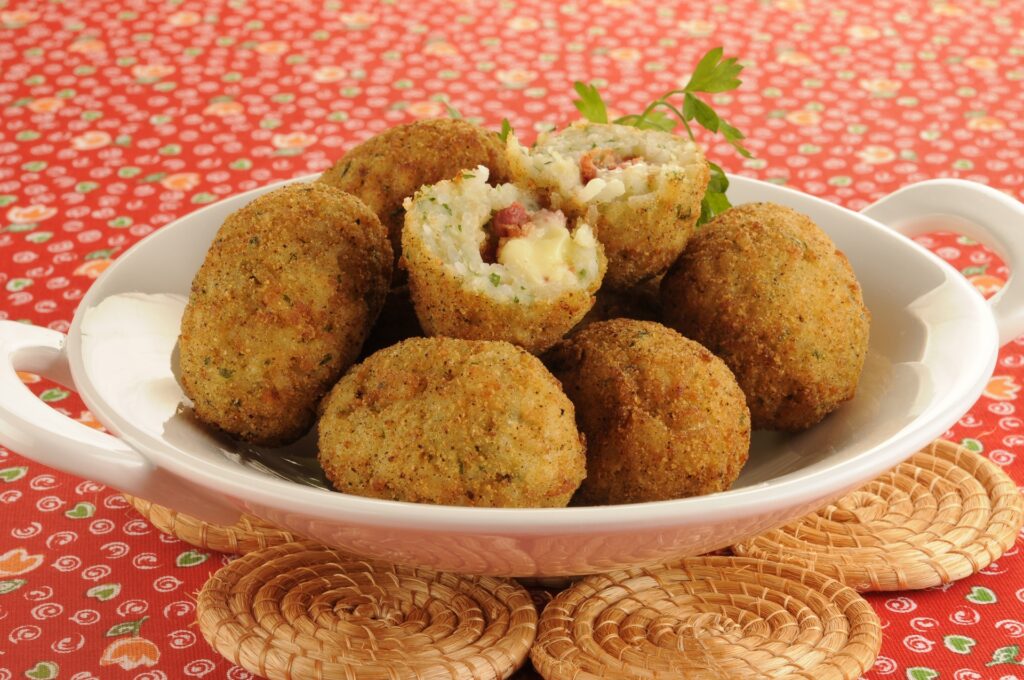 Bolinho de arroz tradicional