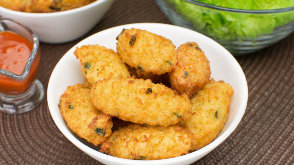 Bolinho de arroz tradicional da vovó