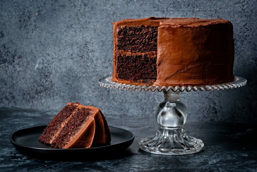 Bolo de chocolate fofo com óleo