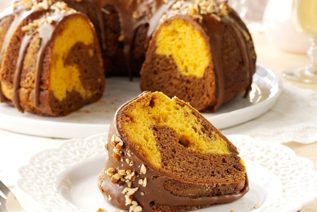 Bolo de iogurte com chocolate