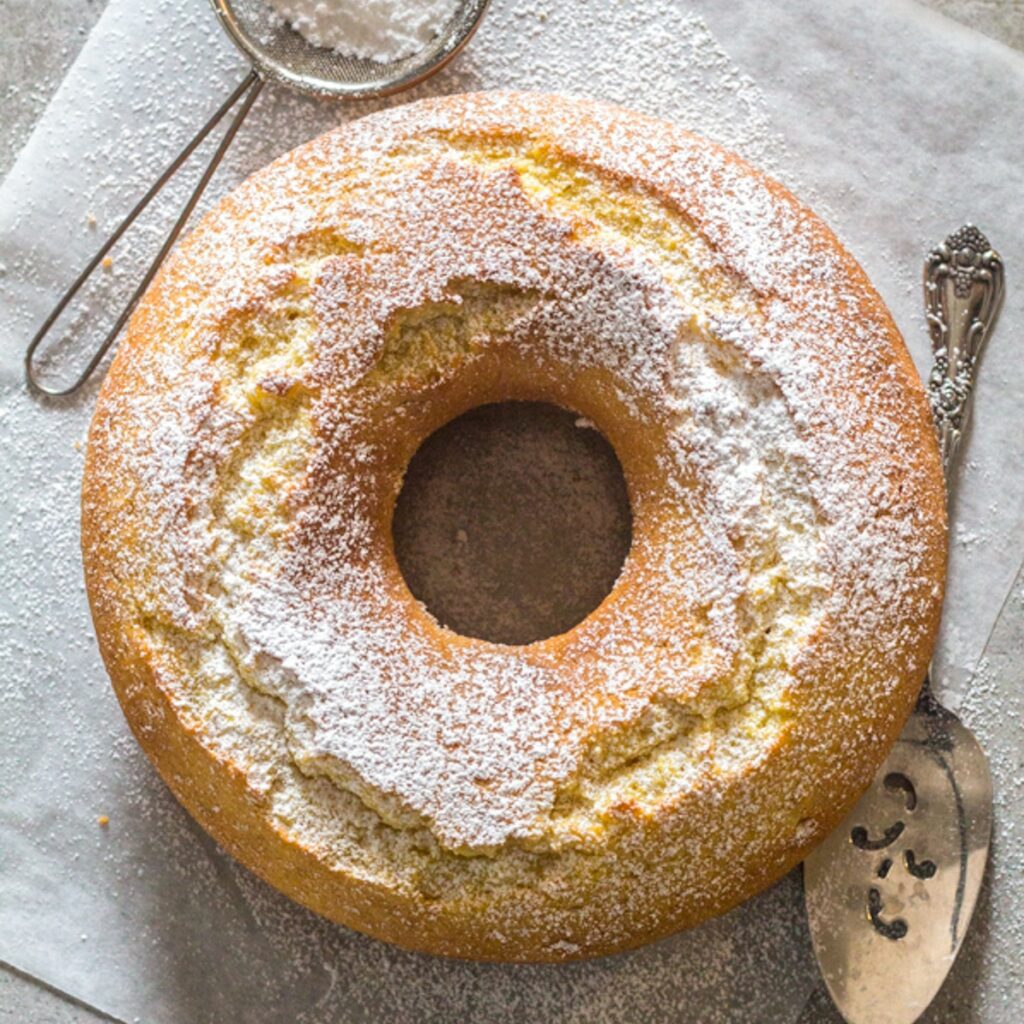 Bolo de limão simples de liquidificador