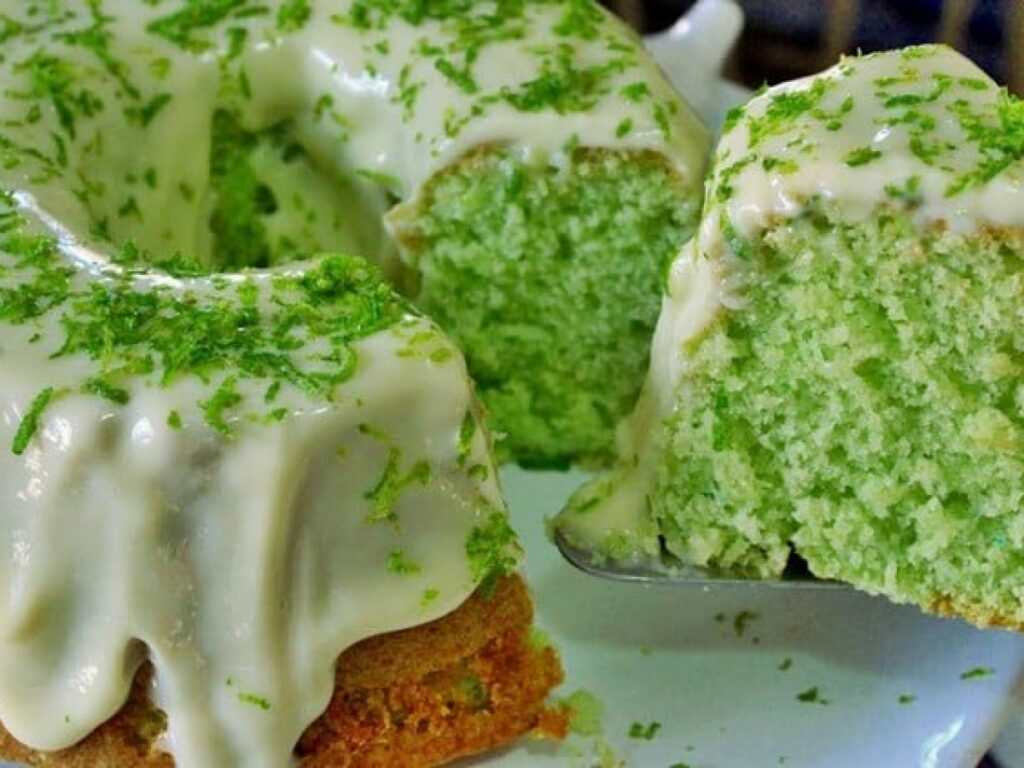 Bolo de limão verde