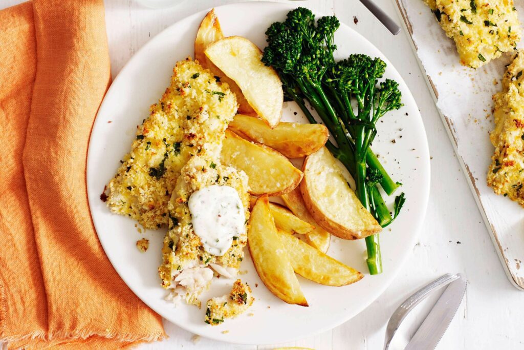 Peixe assado no forno com batata