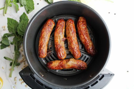 Linguiça na airfryer