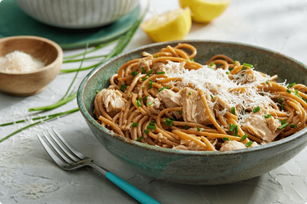 Macarrão com atum simples