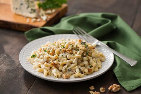 Macarrão com gorgonzola