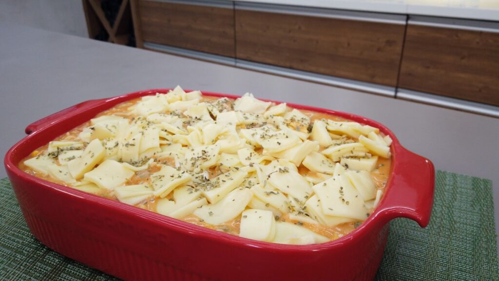 Macarrão cremoso na panela de pressão