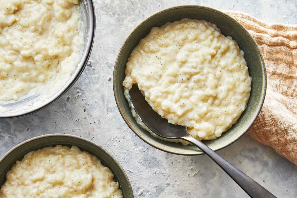 Arroz doce com leite condensado