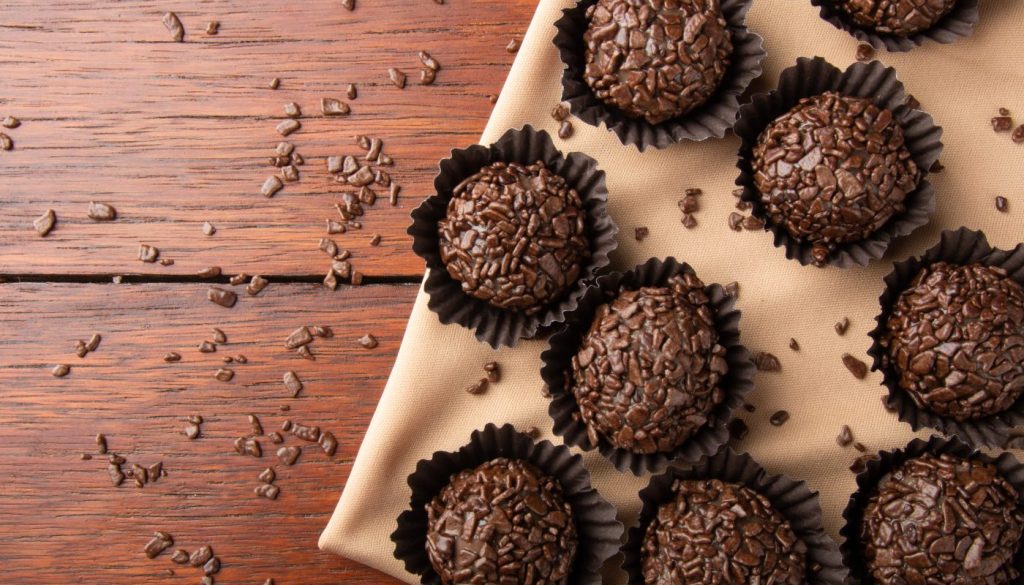 Brigadeiro com creme de leite