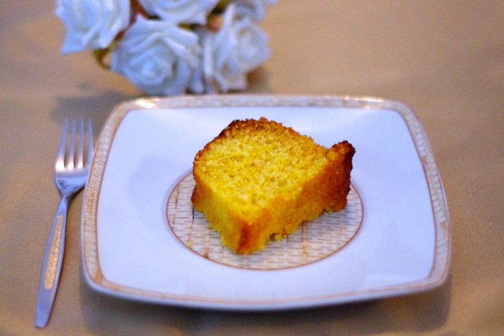 Bolinho de Fubá sem leite